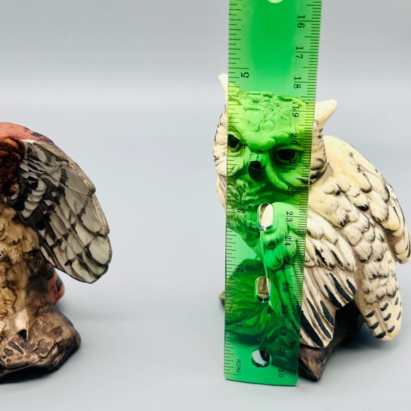 Vintage UCTCI Pair Of Ceramic Owls Made in Japan - Picture 10 of 10